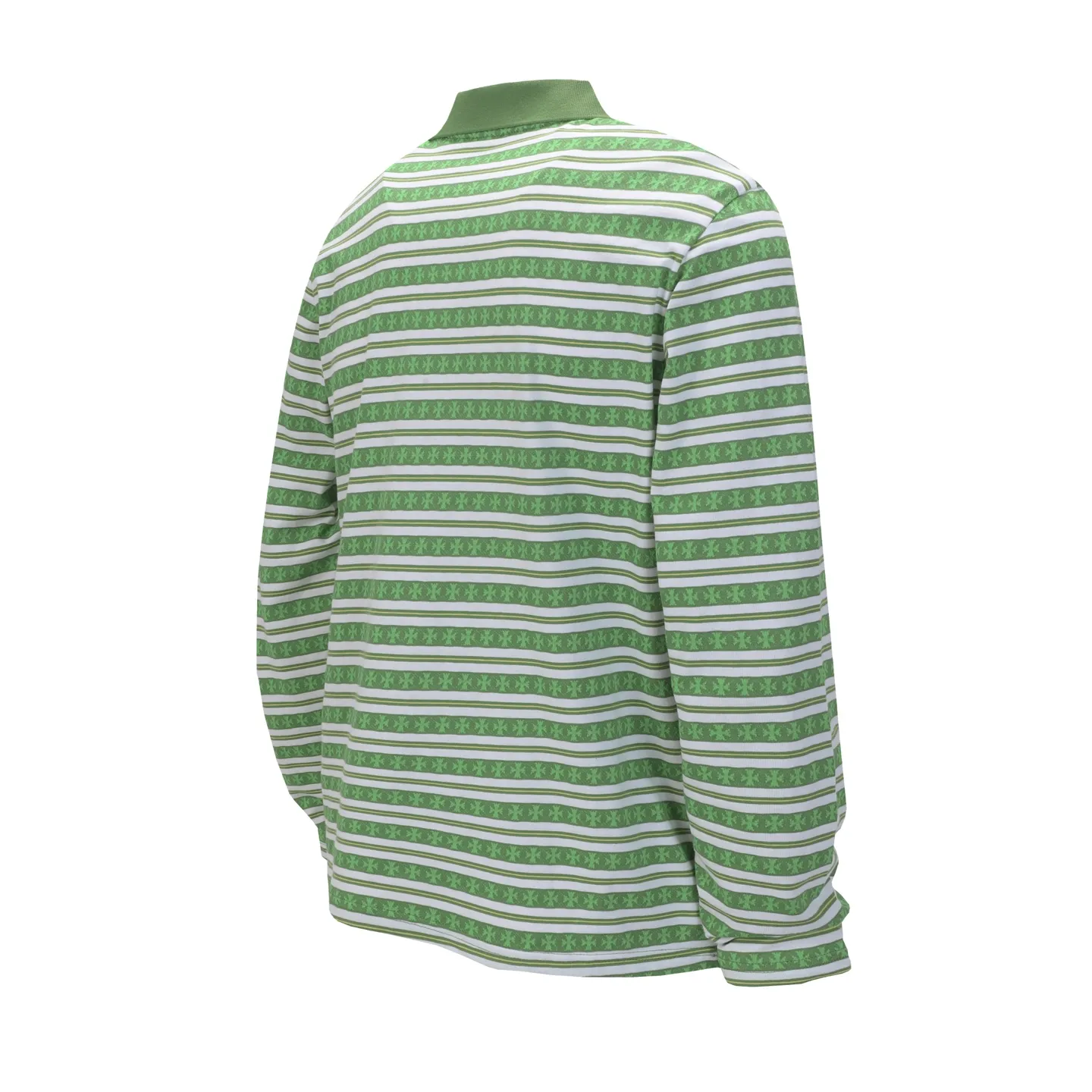 P190 -Chrome Hearts/Chrome Hearts 25ss season's most popular striped yarn-dyed long-sleeved T-shirt -High weight, high density and high quality. The wool is soft, delicate and skin-friendly. It feels soft and silky. It has excellent warmth and skin-friendly properties. -Customized weaving and dyeing, no color difference, no matter the fabric or workmanship details, beat the ordinary version on the market. -Colour: black, gray, blue, pink, green -Size: S M L XL